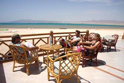 Soma Bay - Red Sea. Kitesurf centre chill out area.